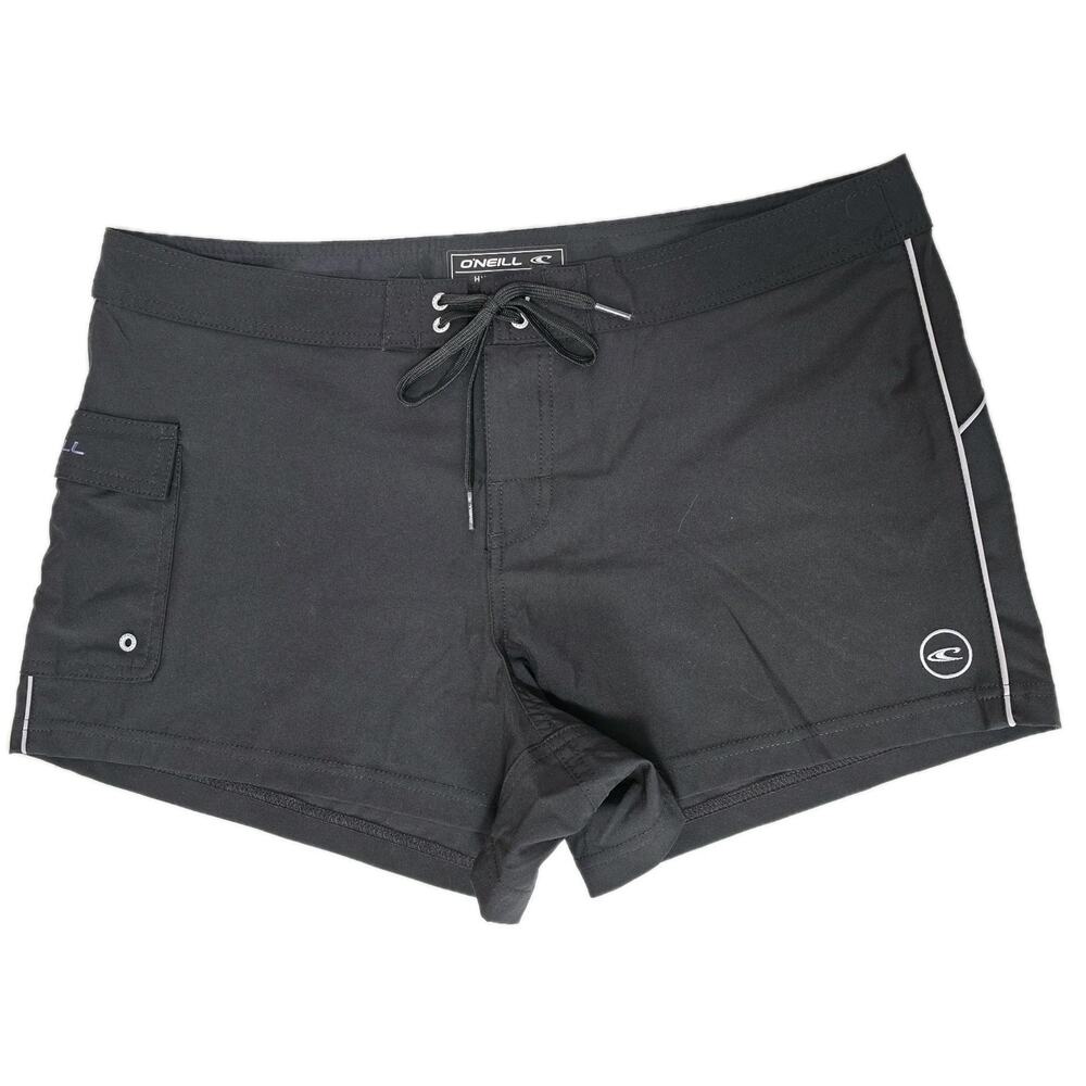 O'Neill Hyperfreak Board Shorts Juniors Women's Size 11 Black Surf Beach Stretch